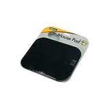 Fellowes Tappetino Mouse Soft in Blister, Durevole e Facile da Pulire, Superficie Antiscivolo, Mouse Pad Nero