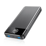 Aizmu Power Bank, 26800mAh Power Bank 22,5W con uscita USB-C/USB-A, batterie esterne per telefoni cellulari QC 4.0, compatibile con iPhone, Samsung Galaxy, iPad e altro (Nero)