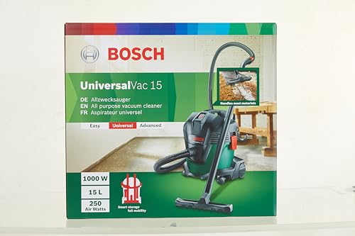 Aspirapolvere Da Officina Bosch - Universalvac 15 (fornito Con Set Di Accessori)