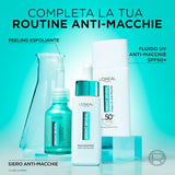 L’Oréal Paris Siero Anti-Macchie, Per Tutti i Tipi di Pelle, Macchie Attenuate e Incarnato Uniforme, Con Niacinamine e Acido Amminosolfonico, Bright Reveal, 50 ml