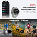 TicWatch Pro 5 Enduro Slate Smartwatch da uomo 1,43" Android Wear OS Smart Watch 90 ore di batteria 110+ modalità di allenamento 7/24 frequenza cardiaca Salute GPS Bussola Non compatibile con iPhone