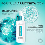 L’Oréal Paris Siero Anti-Macchie, Per Tutti i Tipi di Pelle, Macchie Attenuate e Incarnato Uniforme, Con Niacinamine e Acido Amminosolfonico, Bright Reveal, 50 ml