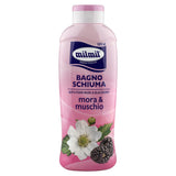 Milmil Bagno Schiuma, Fragranza Mora & Muschio, Dermatologicamente Testato PH Fisiologico - 6 x 1000 ML