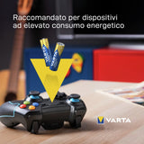 Varta - Batteria alcalina - AA x 8+4 Free - Longlife Power (LR6) [la confezione può variare]