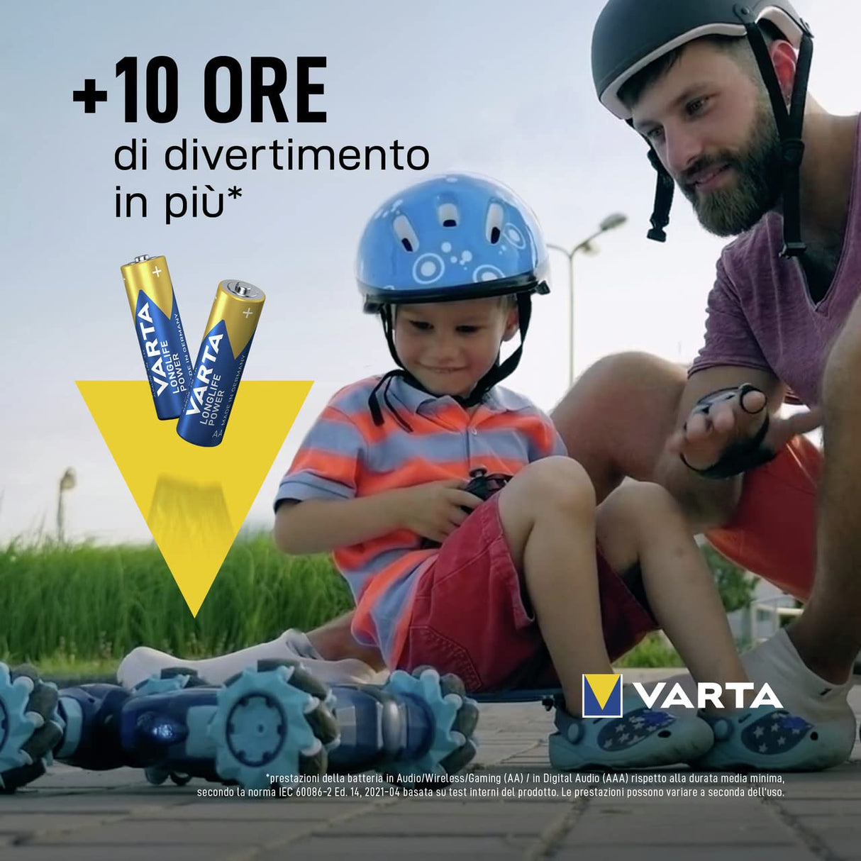 Varta - Batteria alcalina - AA x 8+4 Free - Longlife Power (LR6) [la confezione può variare]