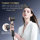 [3 in 1]webeauty Asciugacapelli, 110,000 GIRI/MIN, 20M/S Phon Capelli Ad Alta Velocità,200 Milioni di Ioni Negativi Hair Dryer Con Automatico Arricciacapelli Per Un'Asciugatura Rapida e Arricciatura