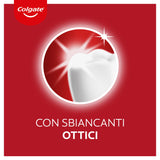 Colgate Dentifricio Sbiancante Max White Optic 4 Confezioni da 75 ml I Clinicamente Provato per Rimuovere Fino al 100% delle Macchie Superficialil I Denti più bianchi I Sbiancamento denti istantaneo