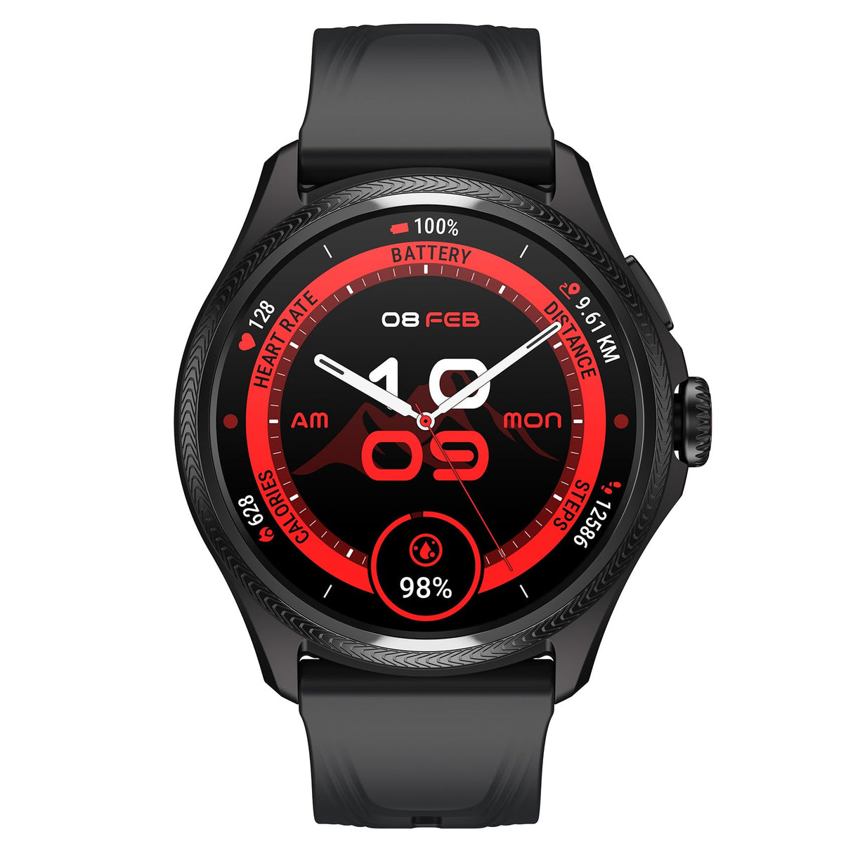 TicWatch Pro 5 Enduro Smartwatch da uomo 1,43" Android Wear OS Smart Watch 90 ore di batteria 110+ modalità di allenamento 7/24 frequenza cardiaca Salute 5ATM GPS Bussola Non compatibile con iPhone