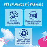 Fabuloso Ammorbidente Lavatrice Concentrato Sensation Magnolia, 224 lavaggi 4x1,25L |Bucato Morbido e Profumato | Profumo di lunga durata | Flacone e tappo sono 100% riciclabili