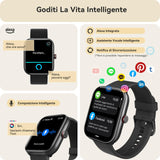 Orologio Smartwatch Uomo- 1.91" Smartwatch con Chiamata Bluetooth e Alexa, 24H Sonno Cardiofrequenzimetro Spo2, 120 Modalità Sport, Impermeabile IP68 Sportivo Digitale Contapassi Uomo per Android iOS