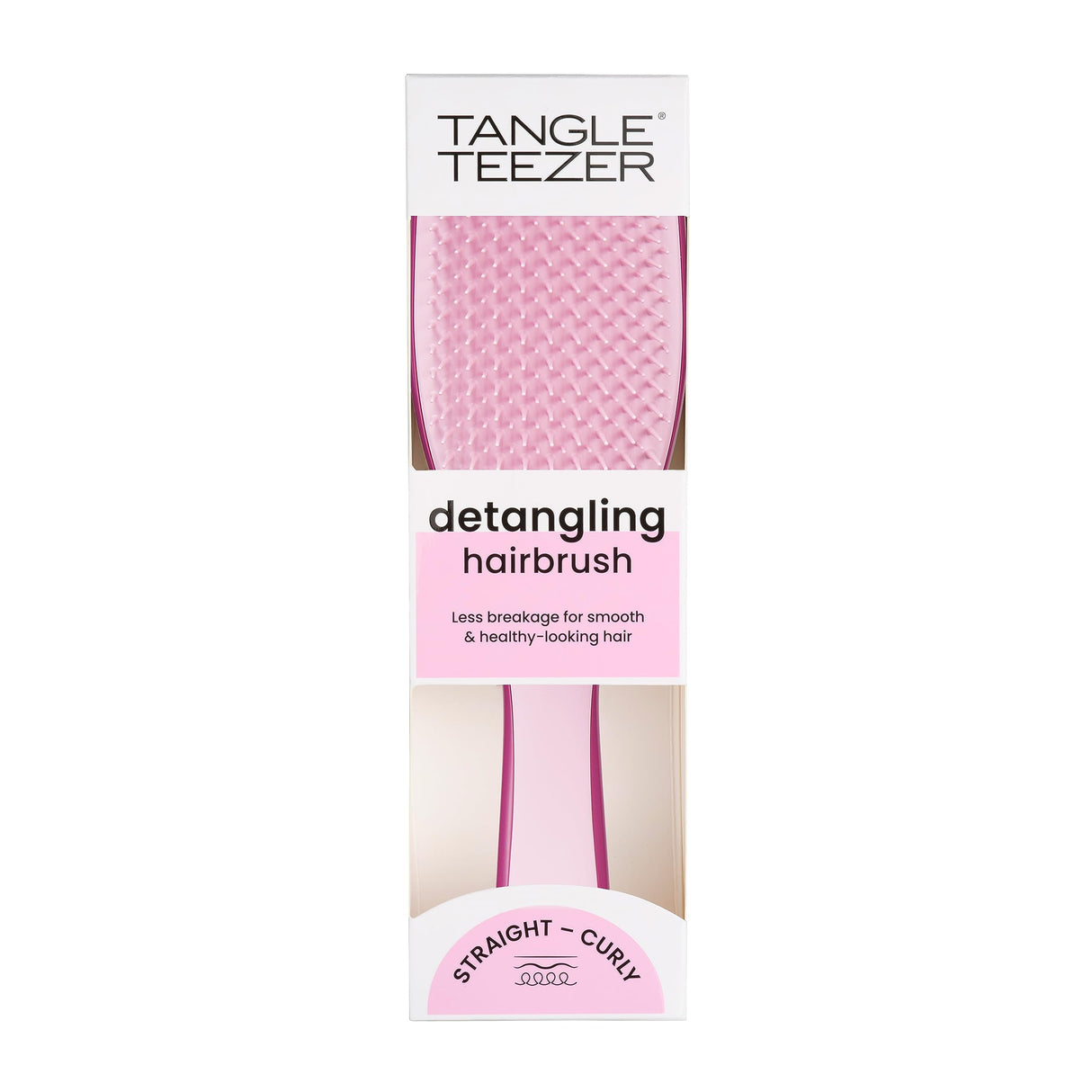 Tangle Teezer The Ultimate Detangler Spazzola per capelli, Per capelli umidi e asciutti, Districa tutti i tipi di capelli, Riduce la rottura, elimina i nodi, Rosso Lampone