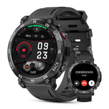 AVUMDA Smartwatch Uomo con Effettua/Risposta Chiamate,1.52" Orologio Smartwatch con Cardiofrequenzimetro/Monitor del SpO2/Sonno,Contapassi Fitness Tracker Sport Impermeabil IP68 per iOS Android