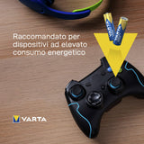 Varta - Batteria alcalina - AA x 8+4 Free - Longlife Power (LR6) [la confezione può variare]