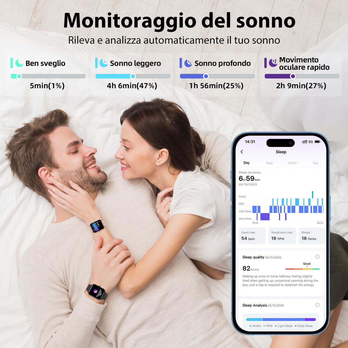 Smartwatch Donna Uomo Rispondi/Effettua Chiamate, 1.8" Orologio Alexa Integrata, SpO2/Frequenza Cardiaca/Sonno/Stress, 100 Modalità Sport, Contacalorie/Passi/Distanza, IP68 Smart Watch per Android/iOS