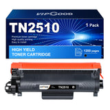 VIPGOOD TN2510 TN-2510 Cartuccia Toner con Chip Compatibile per Brother TN 2510 TN2510XL per MFC L2800DW MFC L2827DW MFCL2835DW HL-L2400DWE HL-L2445DW DCP-L2665DW MFC-L2860DWE (1 Nero)