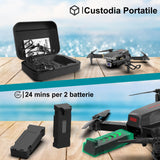 Wipkviey T27 Drone con Telecamera-Droni per Bambini e Principianti, Giocattolo Quadcopter RC, Drone Giocattolo, Drones Pieghevole, Ragazzi e Ragazze, 26-30Mins 2 Batteries